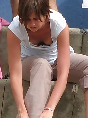 Get mind blowing downblouse and sideblouse pics