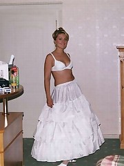 Photos of Hot Bride In Wedding Dress