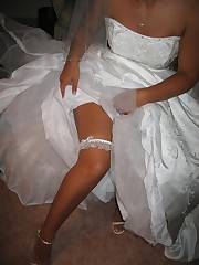 Naughty Brides upskirt photos