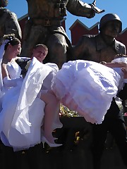 Bride upskirt candid photos