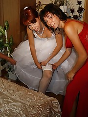 Naughty Brides upskirt photos