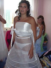 Naughty Brides upskirt photos