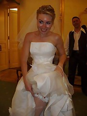 Naughty Brides upskirt photos