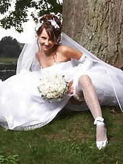 Naughty Brides upskirt photos