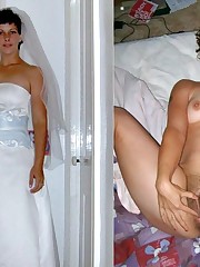 Naughty Brides upskirt photos