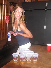 Accidental downblouse with embarrassed amateurs