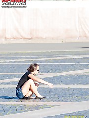 Upskirt pics shoting by hidden cam and spycam
