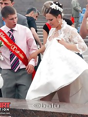 One of the hottest bride upskirts ever