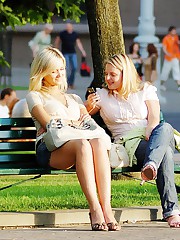 Getting upskirts spied accidentally