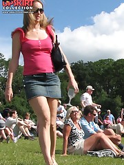 Upskirt spy cam, it caught hot blondes' upskirt view upskirt pic