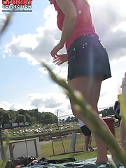 Upskirt spy cam, it caught hot blondes' upskirt view celebrity upskirt