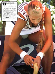 Upskirt view of Anna Kournikova upskirt photo