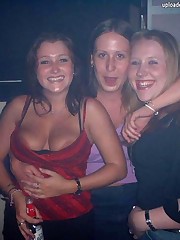 Bosomy chicks boast their tits and show upblouse celebrity upskirt