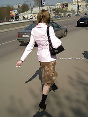 Upskirt's view is an amazing stuff, and we know how to make it hot and wet upskirt pantyhose