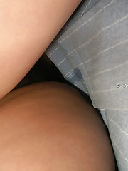 We're capturing babes' pussies and asses from below, through thin panties upskirt no panties