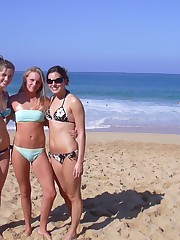 A bikini bitch going topless on the Vera Playa upskirt photo