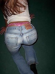 Jeans Girls pics gallery upskirt no panties
