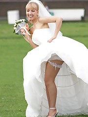 Set of Older And Teen Bride celebrity upskirt