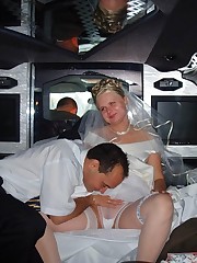 Gall of Teen Bride Spreading upskirt picture