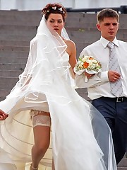 Gallery of Plump Bride Spreads Legs celebrity upskirt