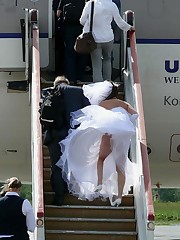 Gellery of Hot Bride In Wedding Dress upskirt shot