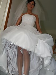A bride in action pics upskirt picture