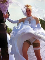 Pics of Euro Bride upskirt shot