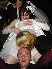 Photos of Horny Bride upskirt shot