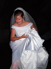Bride pics celebrity upskirt