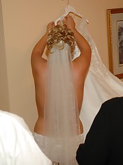 Shots of Hot Euro Bride celebrity upskirt