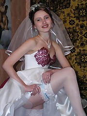 Shots of Sluts Share Bride In Motel up skirt pic