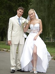 Images of Bride In White Stockings upskirt photo