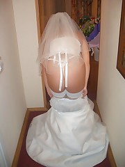 Images of Older And Teen Bride upskirt shot