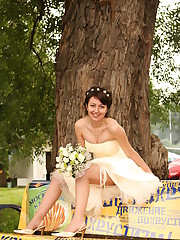 Naughty Brides upskirt photos upskirt shot