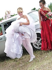 Naughty Brides upskirt photos upskirt picture