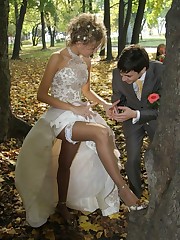 Naughty Brides upskirt photos upskirt shot