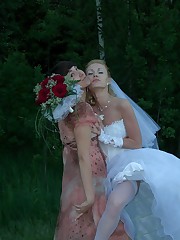 Naughty Brides upskirt photos upskirt shot