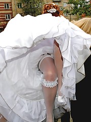 Naughty Brides upskirt photos upskirt picture