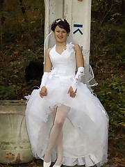 Naughty Brides upskirt photos upskirt shot