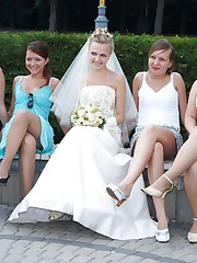 Naughty Brides upskirt photos upskirt shot