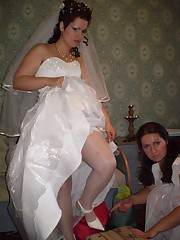 Naughty Brides upskirt photos celebrity upskirt