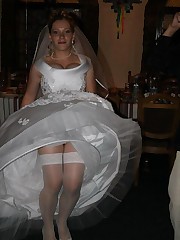 Naughty Brides upskirt photos upskirt picture