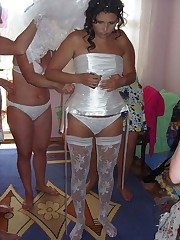 Naughty Brides upskirt photos upskirt pussy