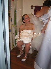 Naughty Brides upskirt photos celebrity upskirt