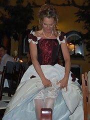 Naughty Brides upskirt photos upskirt shot