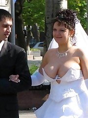 Naughty Brides upskirt photos upskirt pussy