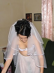 Naughty Brides upskirt photos up skirt pic