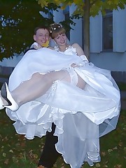 Naughty Brides upskirt photos upskirt photo