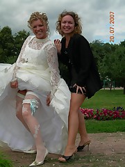 Naughty Brides upskirt photos upskirt photo