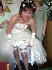 Naughty Brides upskirt photos upskirt shot